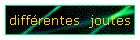 diffrentes  joutes